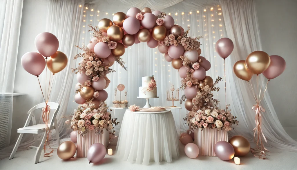 How to Create a Stunning Pastel Baby Shower Balloon Arch and Cake Setup