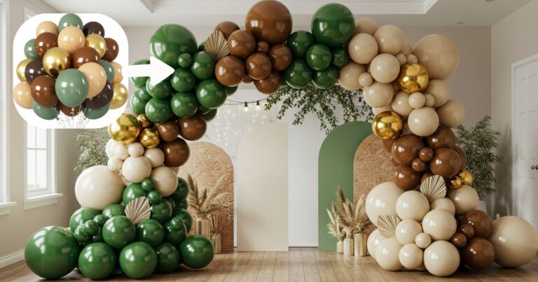 The Perfect Balloon Color Palette for Rustic Elegance and Modern Celebrations